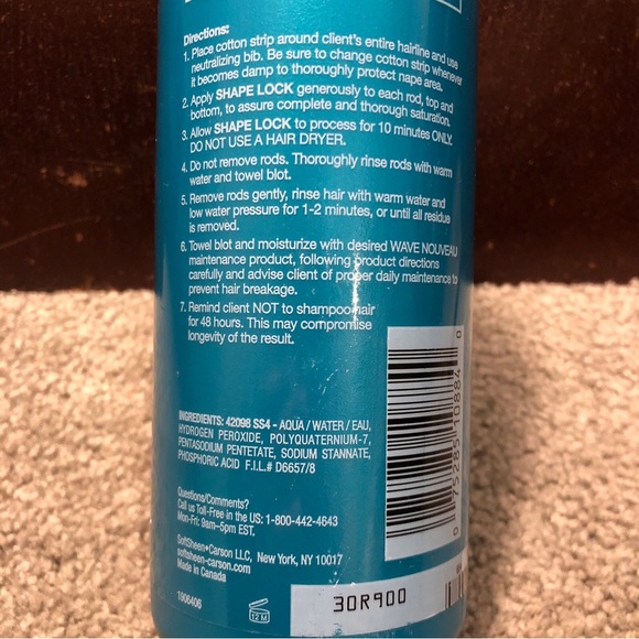 SoftSheen Carson Wave Nouveau - Shape Lock Conditioning Neutralizer Step 3 - Picture 4 of 7